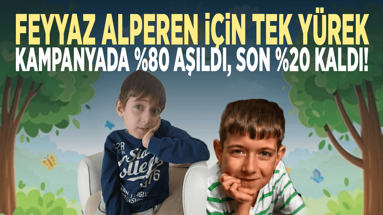 Feyyaz Alperen İçin Tek Yürek: Kampanyada %80 Aşıldı, Son %20 Kaldı!